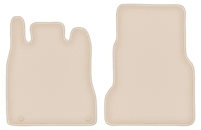 Image de Tapis de sol avant velours PREMIUM beige compatibles avec Mercedes W168 z łapką (1997-2004, hatchback) – avec fixations – sur‑mesure