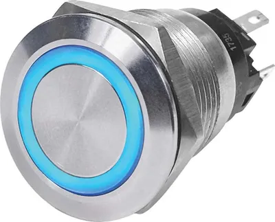 Immagine prodotto di Blue Sea Systems Interruttore a led blu (on/off) 12v Argento 10A Argento 10A