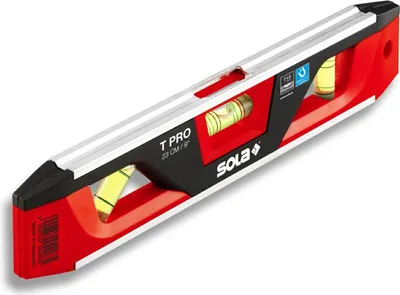 Obrázok produktu pre Vodováha Sola torpédo (23 cm / hliník/ABS plast červená/čierna) - 1430701