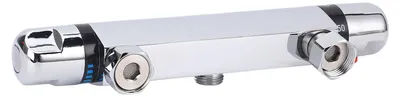 Thermostatische Duscharmatur, Chrom, 38 °C Verbrühschutz