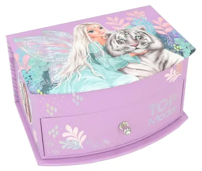 Productafbeelding van DEPESCHE Topmodel Sieradendoosje, MOTIEF: FANTASIE TIGER