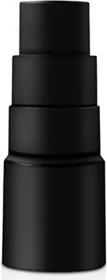 Produktbild von Universal Anschluss Adapter Staubsauger 21-35mm für Staubsauger Bodendüse | Adapteranschluss | Universeller Reduzierstück für Staubsaugerdüse | Saugrohr - Zubehöradapter | Farbe schwarz