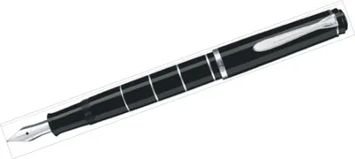 Produktbild von Pelikan Füllhalter M215 F Schwarz/Ringe