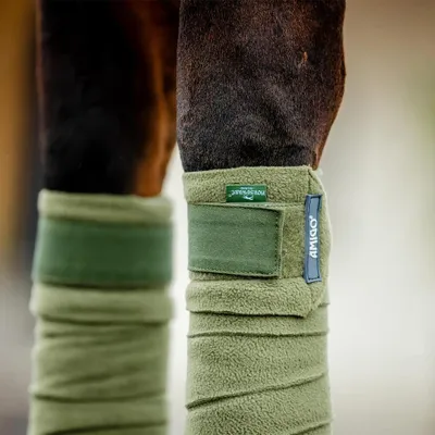Produktbild von Horseware Amigo Fleece Bandages, Farbe:Bramble