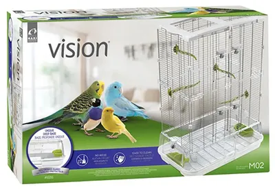 Imagen del producto de Jaula para pájaros Hari M02, color blanco. Talla única