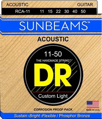 Produktbild von DR Strings RCA-11 Sumbeams Saiten für Akustikgitarre