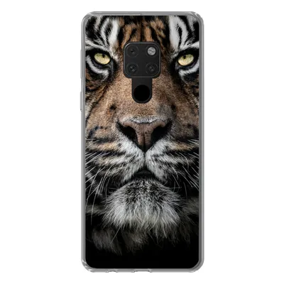 Produktbild von MuchoWow® Handyhülle Schutzhülle Hülle für Huawei P40 Lite Tiger - Nahaufnahme - Tier Silikon Softcase Handy Hülle - Handy