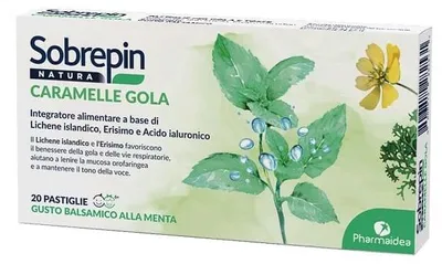 Produktbild von SOBREPIN NATURA Lutschtabletten für den Hals, 20 Stück