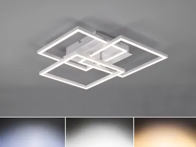 Immagine prodotto di Lampada da soffitto Reality Mobile a LED 27 W, dimmerabile, bianco opaco, temperatura di colore regolabile, luce notturna