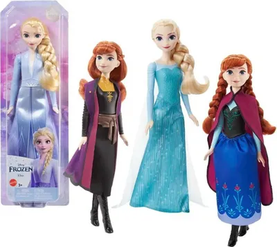 Produktbild von Disney Frozen Disney Die Eiskönigin Spielzeug, Modepuppen mit Accessoires, Modepuppe, Weiblich, 3 Jahr(e), Mädchen, 292,1 mm, 100 g