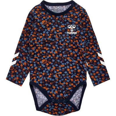 Produktbild von hummel hmlCONFETTI langarm Baby-Body 1009 - black iris 62