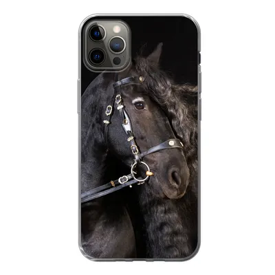 Produktbild von MuchoWow® Handyhülle Schutzhülle Hülle für iPhone 13 Pro Max Pferd - Halfter - Mähne Silikon Softcase Handy Hülle - Mobiltelefon