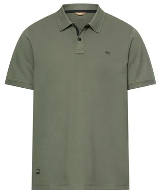 Produktbild von Camel Active Übergrößen Basic Stretch-Poloshirt oliv