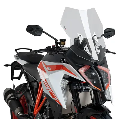 Imagen del producto de Visera Puig transparente para moto touring, compatible con KTM GT Superduke
