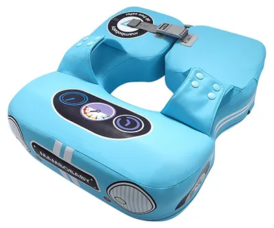 Produktbild von Mambobaby Baby-Schwimmpose in Autoform, nicht aufblasbar, weiche, wasserdichte, hautfreundliche Schwimmtrainer-Schwimmhilfe fuer 8-36 Monate, Baby, Jungen, Maedchen