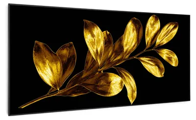 Zdjęcie produktu dla KlarsteinWonderwall Air Art Smart, panel grzewczy na podczerwień, grzejnik, 120 x 60 cm, 700 W, złoty liść