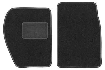 Immagine prodotto di Tappetini anteriori in moquette per Land Rover Discovery I 1989-1998 (fuoristrada) – 2 pezzi, grigio grafite, su misura – Wielganizator LUX