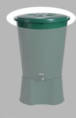 Produktbild von Deckel für Regentonne 310 L rund Farbe grün GARANTIA