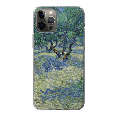 Produktbild von MuchoWow® Handyhülle Schutzhülle Hülle für iPhone 13 Pro Der Olivenhain - Vincent van Gogh Silikon Softcase Handy Hülle - Handy-Tasche