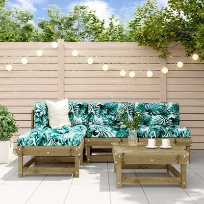 Produktbild von Design Möbel 5-tlg. Garten-Lounge-Set Kiefernholz Imprägniert - 2024 Neu