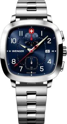 Produktbild von Wenger 01.1933.111 Herrenuhr Vintage Sport Chronograph 40mm 5ATM