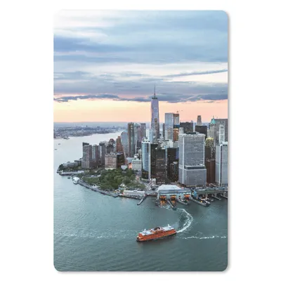 Produktbild von MuchoWow® Mauspad Mousepad Luftaufnahme von New York 40x60 cm - Mousepads - Maus Mat - Pad - Mausunterlage - Schreibtisch Accesoire