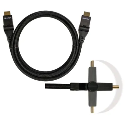 Produktbild von HDMI-Kabel 180° Flex-Stecker 2m Schwarz