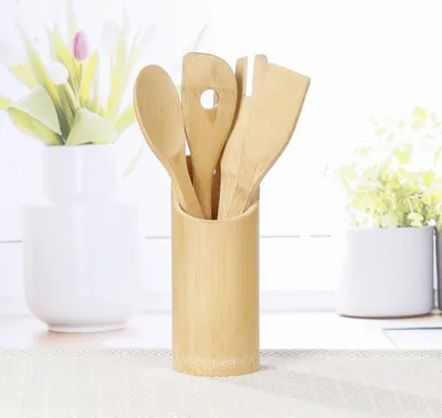 Produktbild von 5-tlg. Bambus Küchenhelfer Set