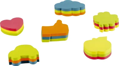 Produktbild von BRUNNEN Haftnotizblock 6 Formen 1055882