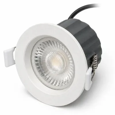Produktbild von Einbaustrahler LED, 9W, dimmbar, mit wählbarer Farbtemperatur (CCT), Schwarz und Weiß