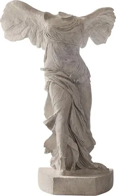 Produktbild von Casa Padrino Luxus Jugendstil Skulptur Grau 106 x 98 x H. 320 cm - Handgefertigte Keramik Statue - Garten Deko Figur - Hotel Deko - Barock & Jugendstil Deko Accessoires