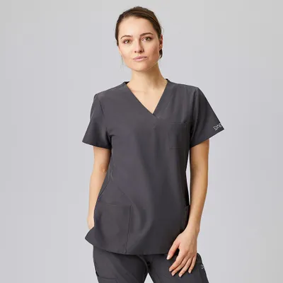 Produktbild von Sportsline Damen Kasack graphit, XL : XL : graphit : 94% Recycling-Polyester 6% Elasthan