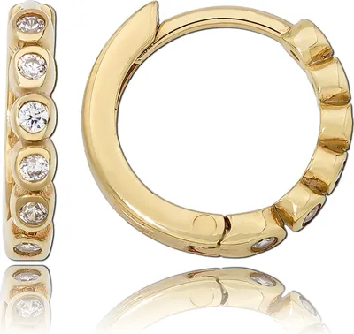 Produktbild von Balia Damen Gold 333 weiß, gold Ohrschmuck D2BGO0058GW