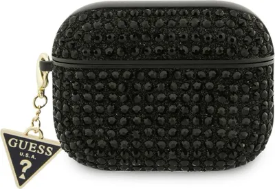 Produktbild von Guess Rhinestone Triangle Charm Hülle für AirPods Pro 3