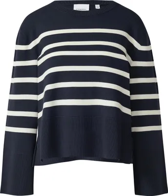 Produktbild von comma Strickpullover 'Strickpullover', 2176619, Blue, Gr. 36