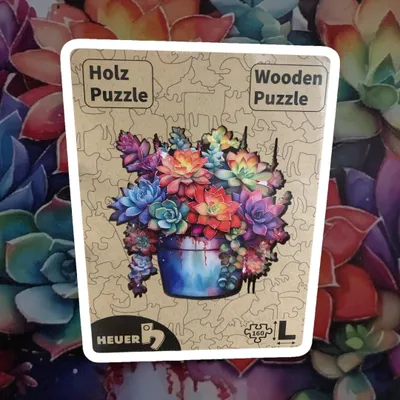 Produktbild von Creative-Art Wooden-Puzzle Holzpuzzle HEUER Motiv: Blumenstrauß 2, 160 Teile L