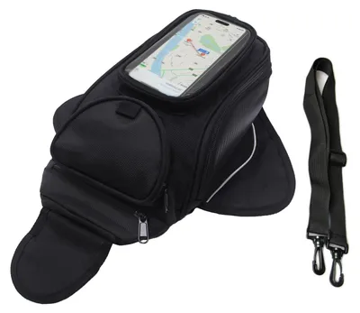 Immagine prodotto di Borsa da serbatoio impermeabile per moto, con sistema di fissaggio magnetico