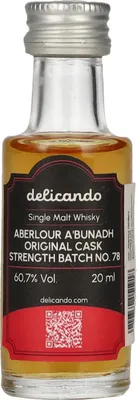 Produktbild von Aberlour A'BUNADH Original Cask Strength Batch No. 78 60,7% Vol. 0,02l