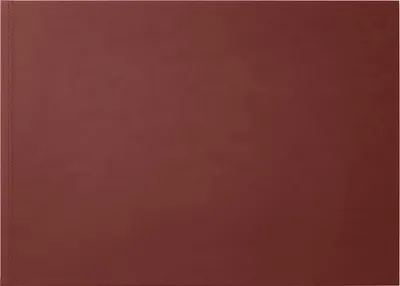 Produktbild von Schreibtischunterlage Leder Bordeaux Rot cm 90x60 - Struktur aus Stahl Gleitschutz - Doppelte Nähte - Hergestellt in Italien