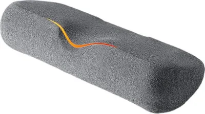 Produktbild von Nackenkissen aus Memory-Schaum, ergonomisches Halswirbelkissen, 46×18×9,5 cm, Schmerzlinderung bei Nackenverspannung, Grau