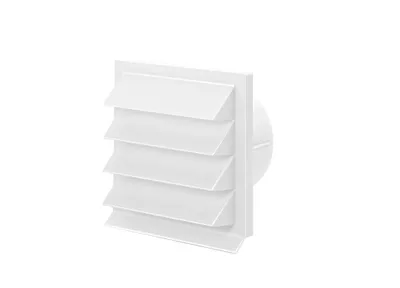 Immagine prodotto di NABER K-Jal 150 tenda veneziana esterna, bianco 190 x 190 Sportello antiriflusso, tubo tondo