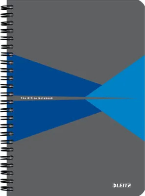 Produktbild von Leitz 44991035, Einfarbig, Blau, Grau, A5, 90 Blätter, 80 g/m², Liniertes Papier