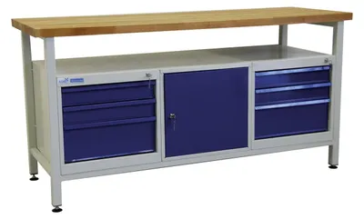 Produktbild von ADB Werkbank / Werkstatt Arbeitstisch 1700x600x840 mm