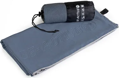 Obrázek produktu pro Ručník z mikrovlákna 180x100 cm osuška plážový ručník cestovní ručník z mikrovlákna sportovní ručník šedý