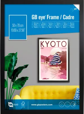 Produktbild von GBEYE - MDF Black Frame - 50 x 70cm -