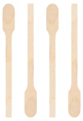 Produktbild von 1000x Rührstäbchen "Paddel" aus Holz 13cm