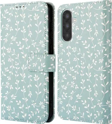 Immagine prodotto di Custodia a libro imoshion Design Samsung Galaxy A56 - Smoke Green Flowers