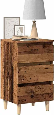 Obrázek produktu pro vidaXL Noční stolek vzhled starého dřeva 40x35x69 cm materiál na bázi dřeva