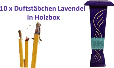 Produktbild von Holz-Räucherstäbchenbox Räucherturm Räuchersäule