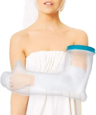 Productafbeelding van Waterdichte armverbandbeschermer voor onder de douche, voor volwassenen, 60 cm